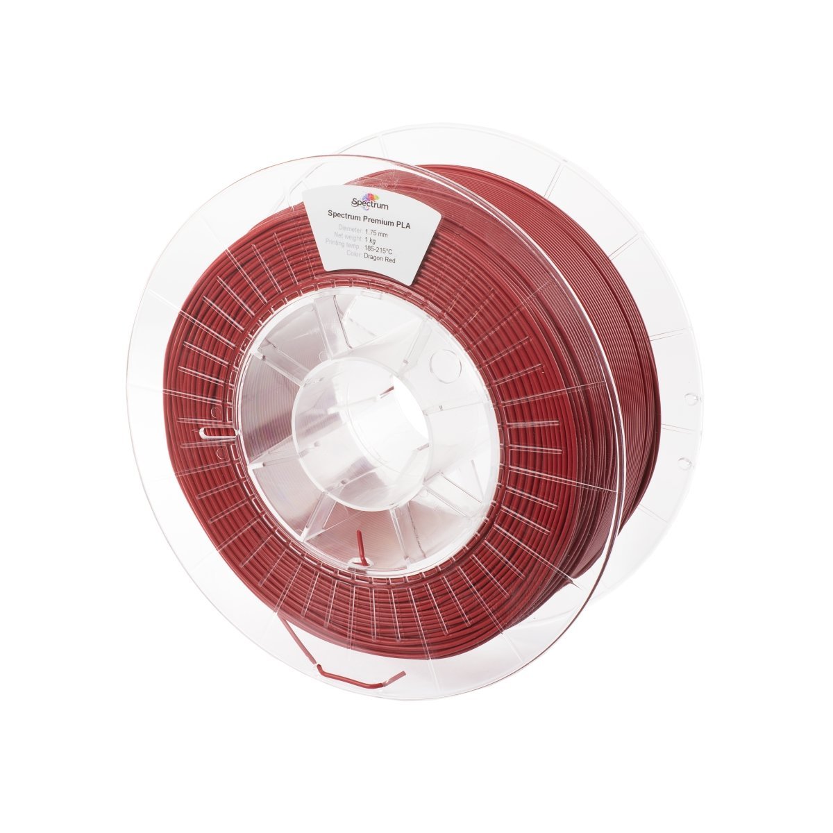 Køb Spectrum Filaments - PLA - 2.85mm - Dragon Red - 1 kg filament - Pris 160.00 kr.