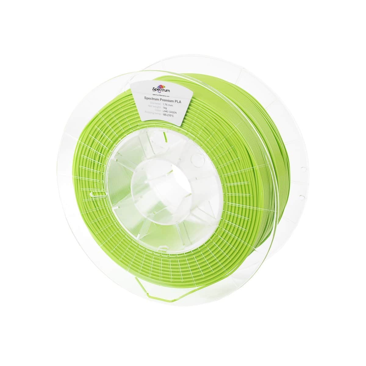 Køb Spectrum Filaments - PLA - 1.75mm - Lime Green - 1 kg filament - Pris 160.00 kr.