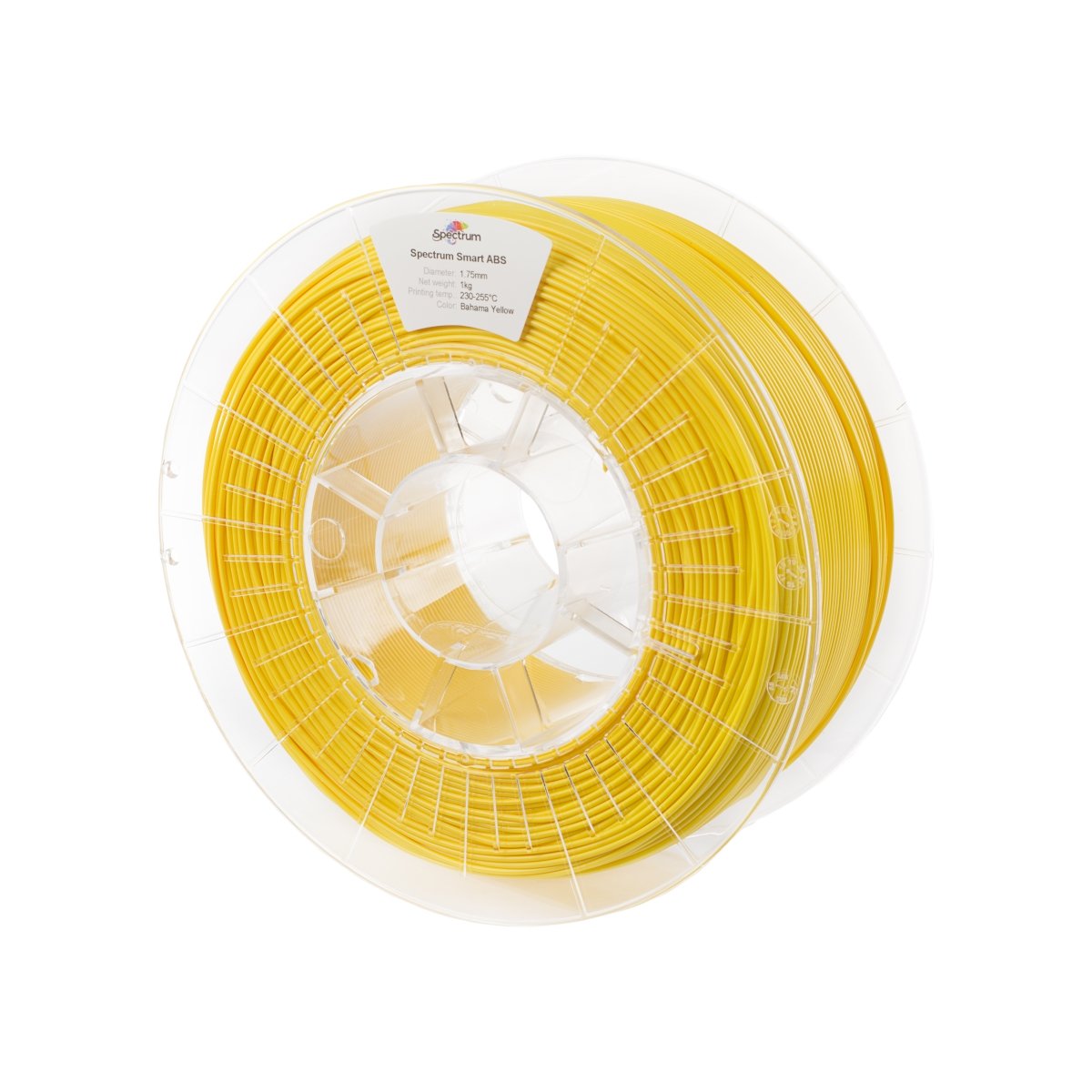 Køb Spectrum Filaments - Smart ABS - 1.75mm - Bahama Yellow - 1 kg filament - Pris 180.00 kr.