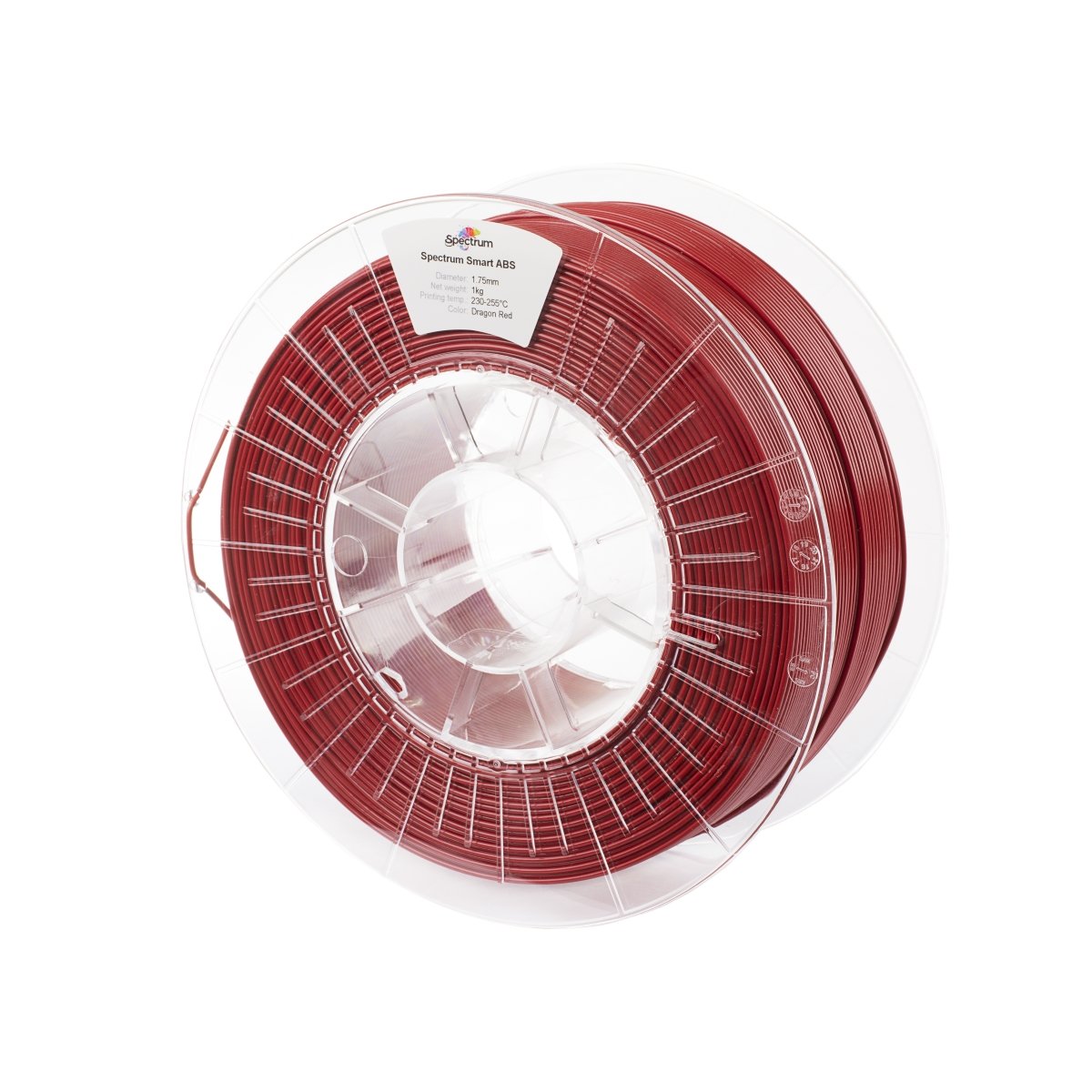 Køb Spectrum Filaments - Smart ABS - 1.75mm - Dragon Red - 1 kg filament - Pris 180.00 kr.
