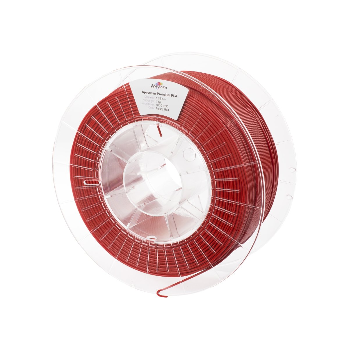 Køb Spectrum Filaments - PLA - 1.75mm - Bloody Red - 1 kg filament - Pris 160.00 kr.