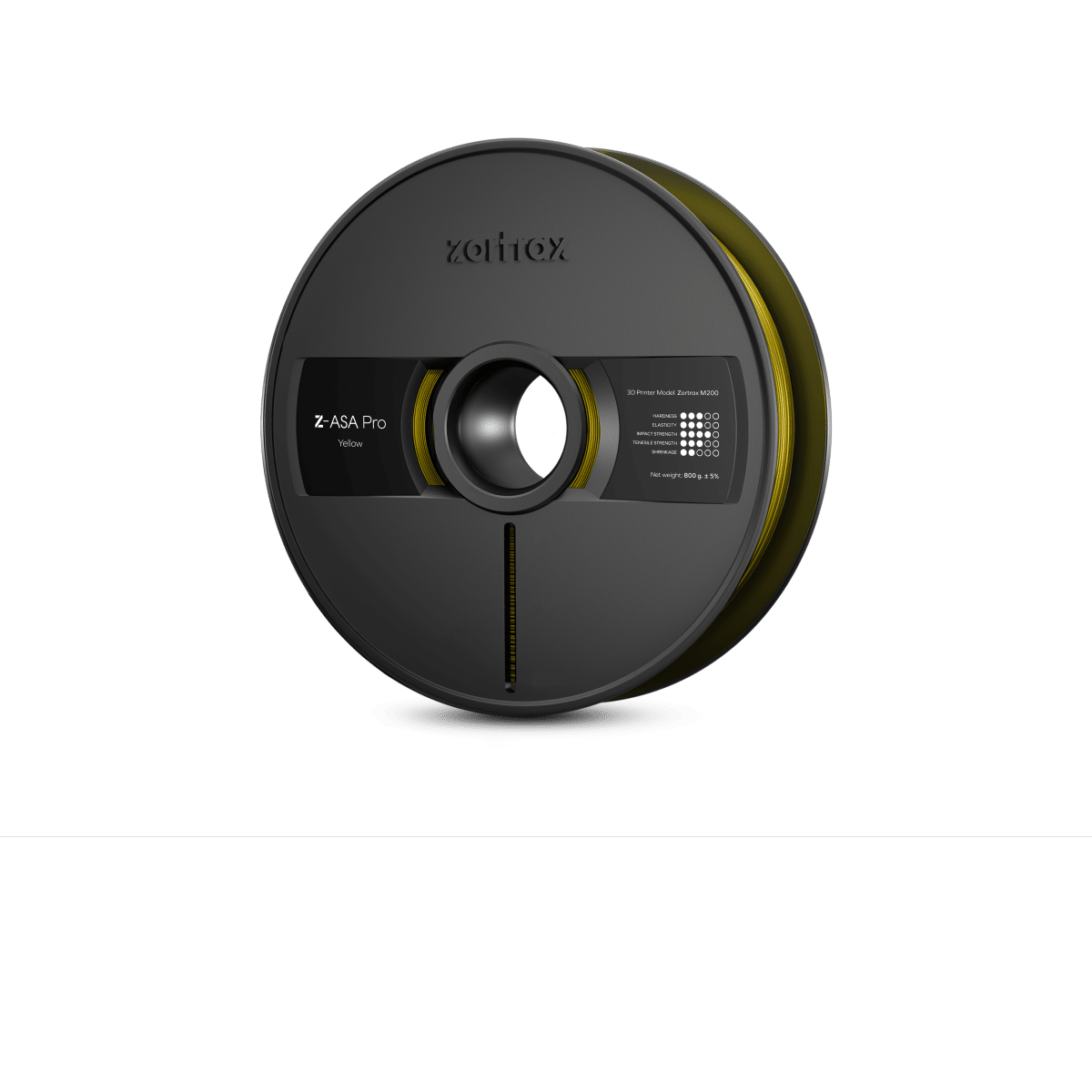 Køb Zortrax Z-ASA Pro - 1,75mm - 800g - Yellow 3d printer - Pris 439.00 kr.