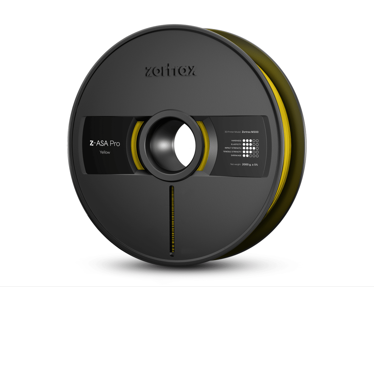 Køb Zortrax Z-ASA Pro - 1,75mm - 2 kg - Yellow 3d printer - Pris 800.00 kr.