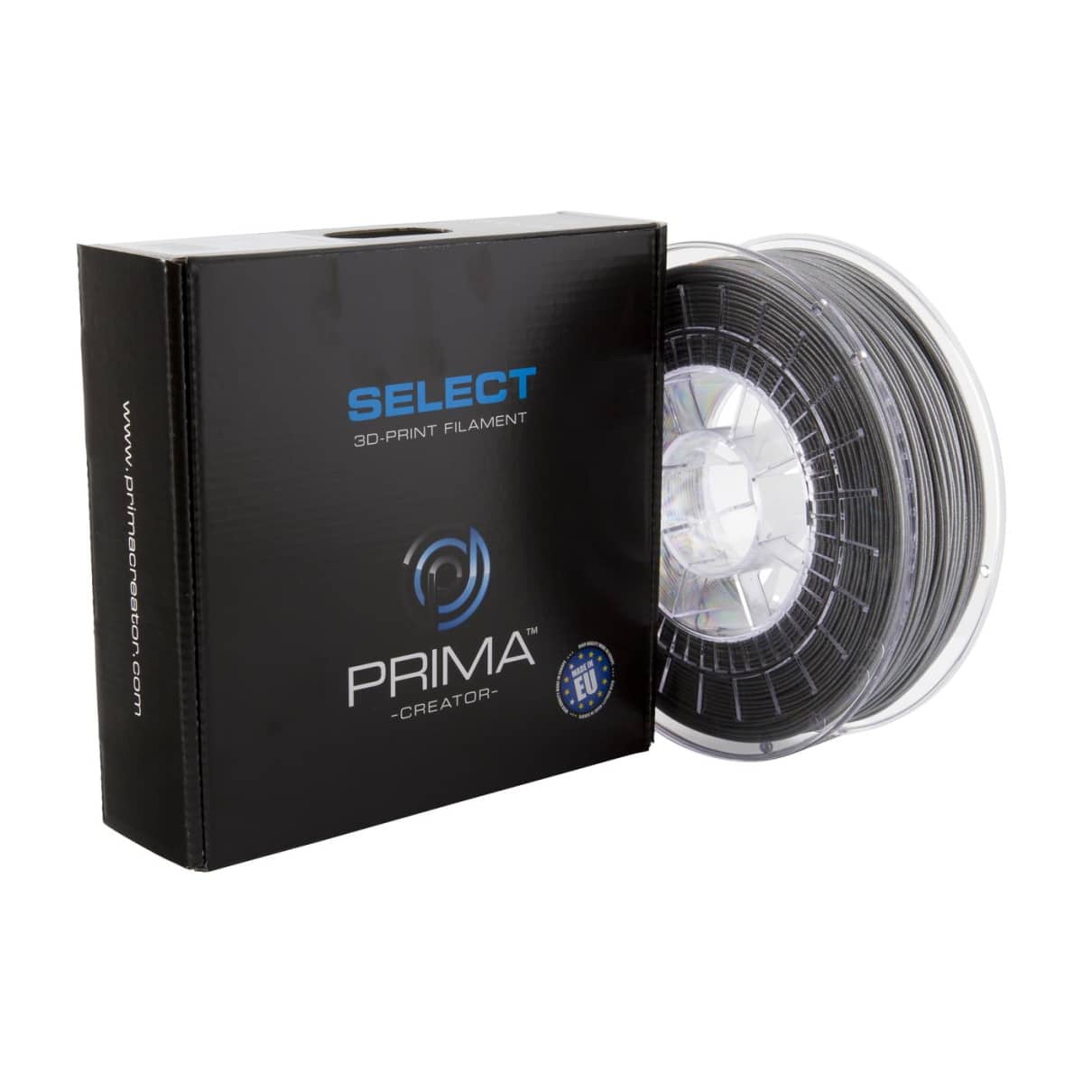 Køb PrimaSelect PLA - 1.75mm - 750 g - Metallic Silver - Pris 210.00 kr.