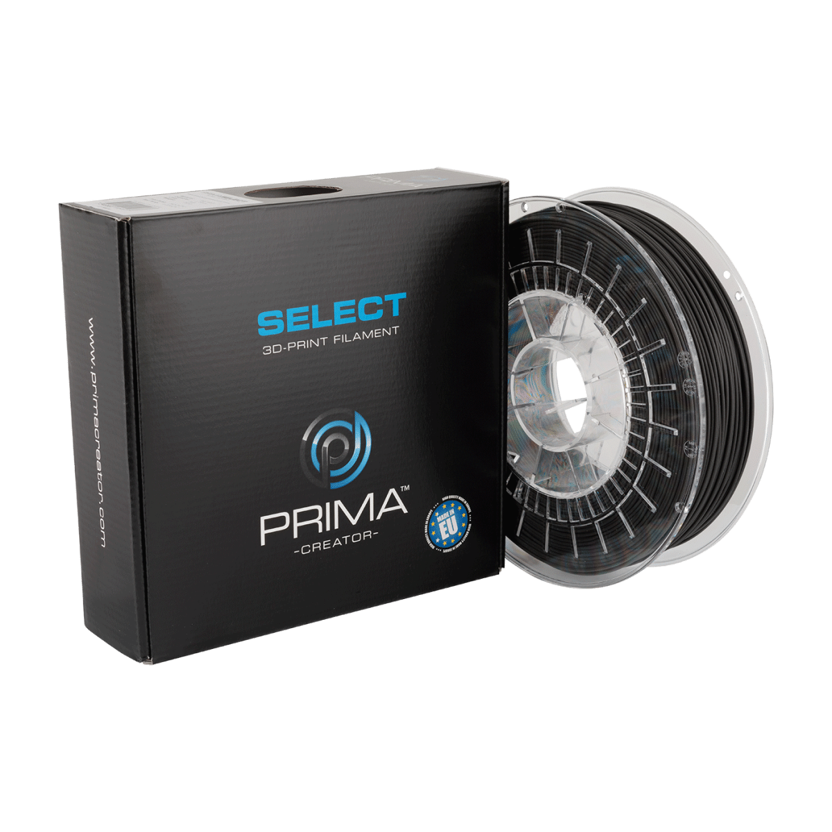 Køb PrimaSelect PLA Matt - 1.75mm - 750 g - Black 3d printer - Pris 210.00 kr.