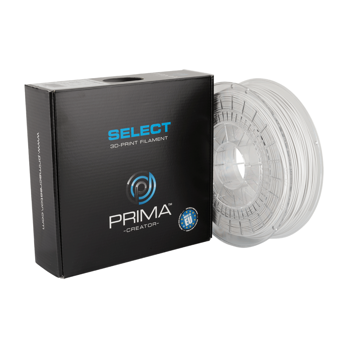 Køb PrimaSelect PLA Matt - 1.75mm - 750 g - Broken White - Pris 210.00 kr.