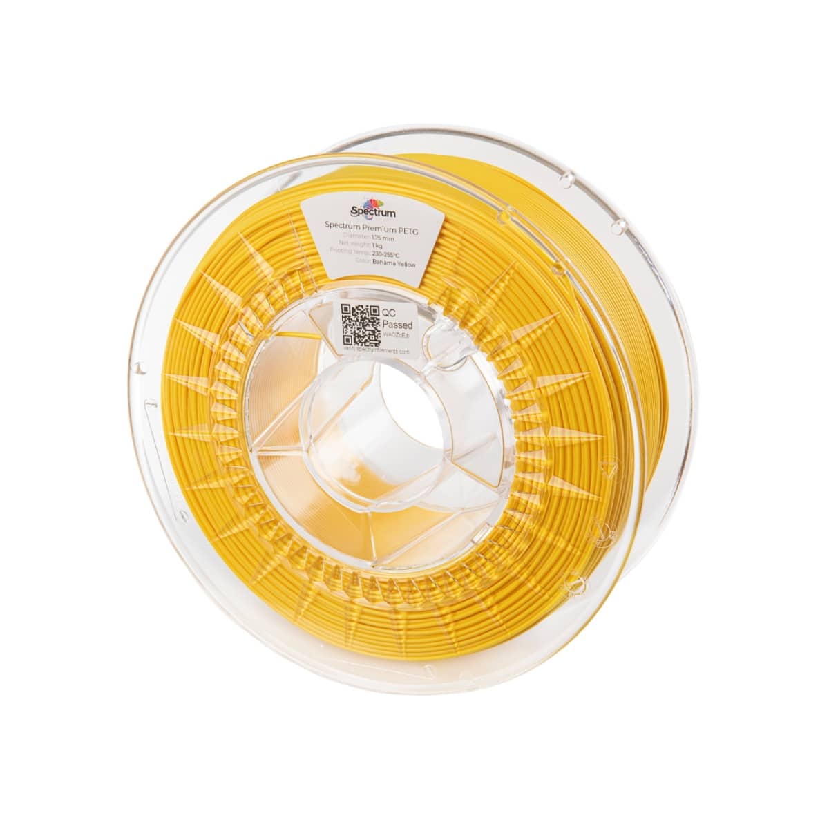 Køb Spectrum Filaments - PETG - 1.75mm - Bahama Yellow - 1 kg filament - Pris 180.00 kr.