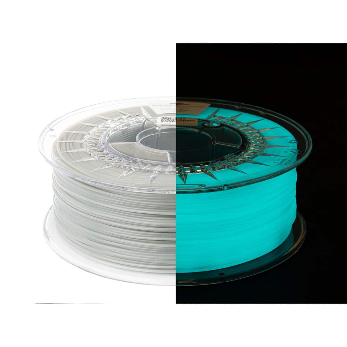 Køb Spectrum Filaments - PETG Glow In The Dark - 1.75mm - Blue - 1 kg 3d printer - Pris 290.00 kr.