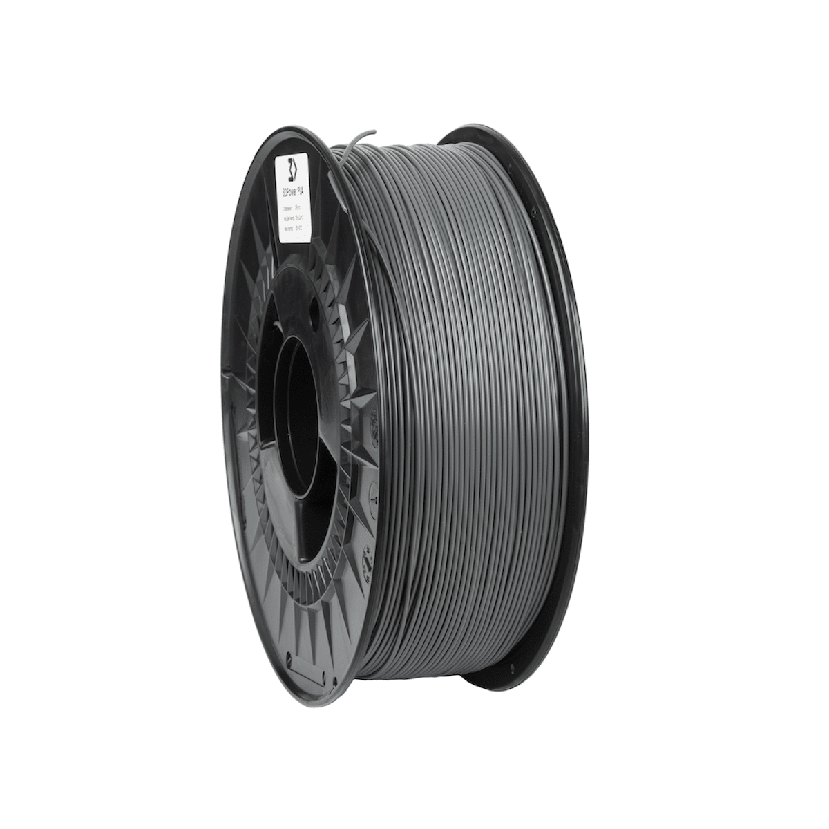 Køb 3DPower Basic Filament - PLA - 1.75mm - Grey - 1 kg 3d printer - Pris 130.00 kr.