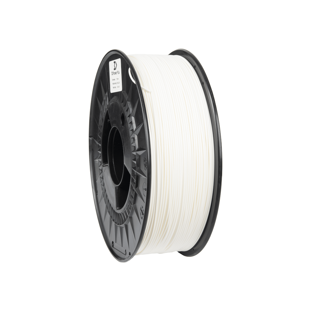 Køb 3DPower Basic Filament - PLA - 1.75mm - White - 1 kg 3d printer - Pris 130.00 kr.