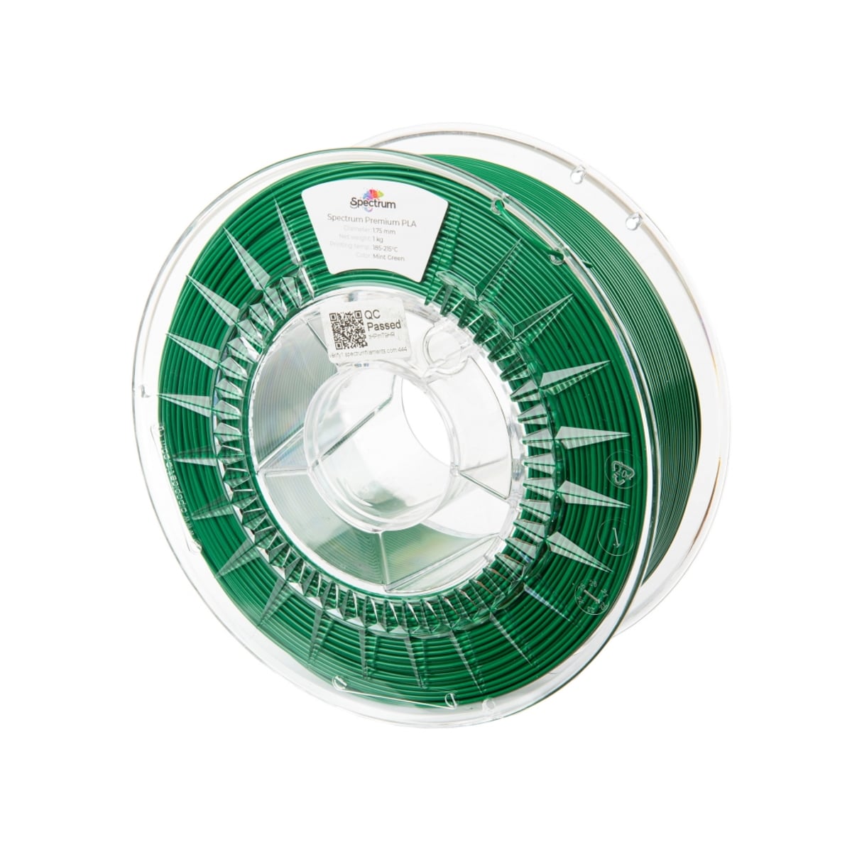 Køb Spectrum Filaments - PETG - 1.75mm - Mint Green - 1 kg filament - Pris 180.00 kr.