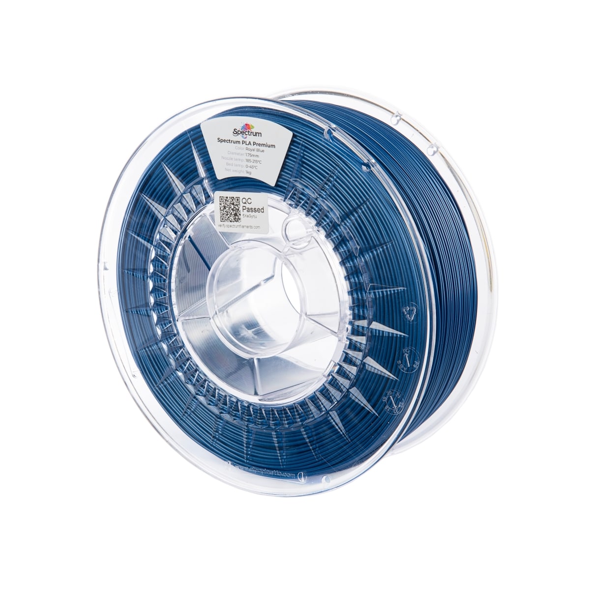 Køb Spectrum Filaments - PLA - 1.75mm - Royal Blue - 1 kg filament - Pris 160.00 kr.