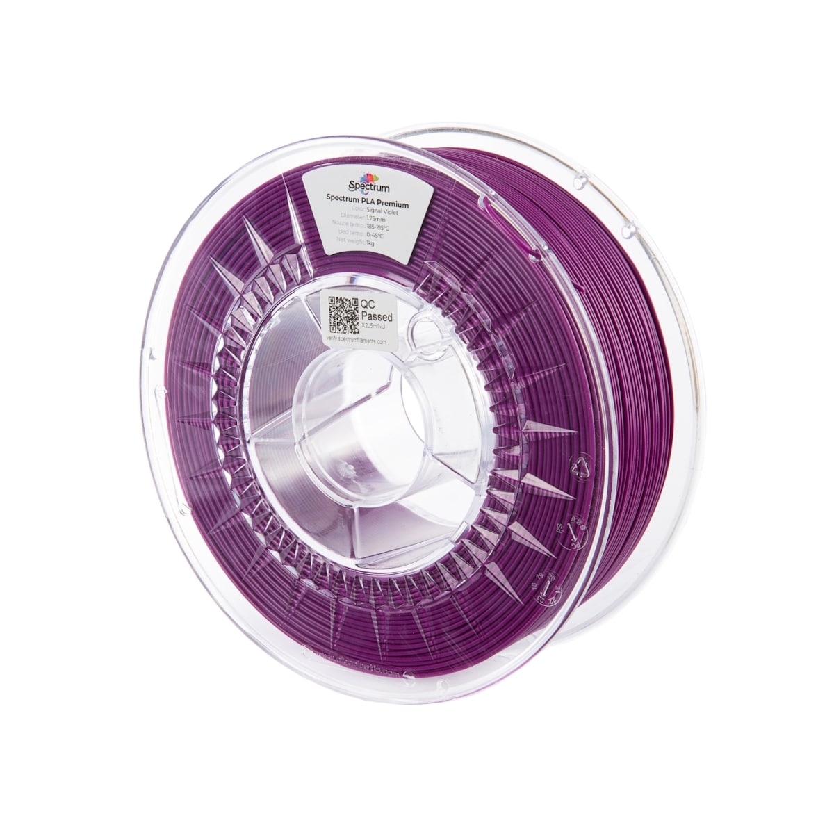 Køb Spectrum Filaments - PLA - 1.75mm - Signal Violet - 1 kg filament - Pris 160.00 kr.