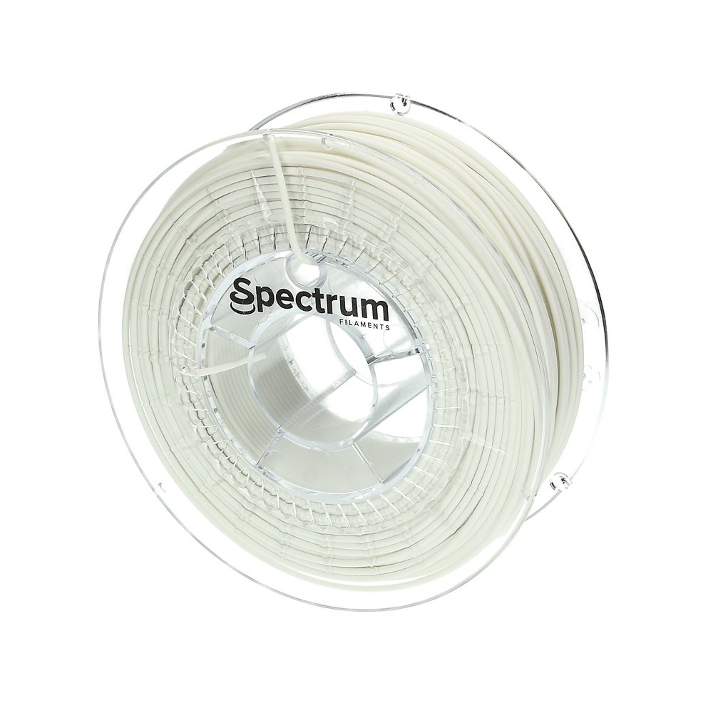 Køb Spectrum Filaments - PLA - 2.85mm - Polar White - 1 kg - Pris 160.00 kr.