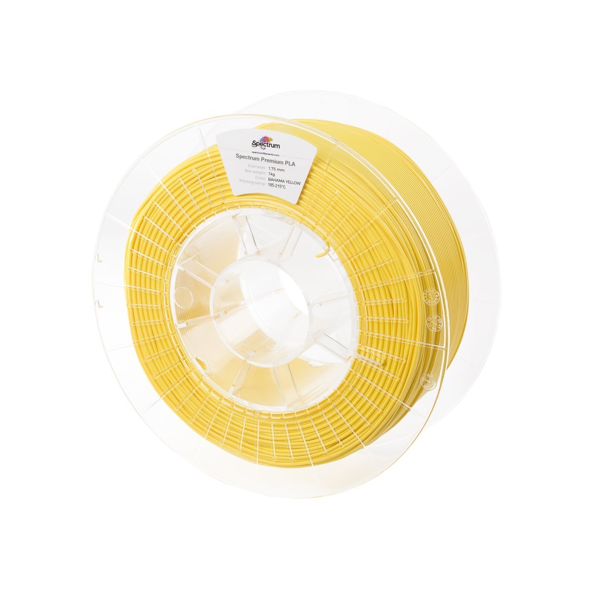 Køb Spectrum Filaments - PLA - 1.75mm - Bahama Yellow - 1 kg filament - Pris 160.00 kr.