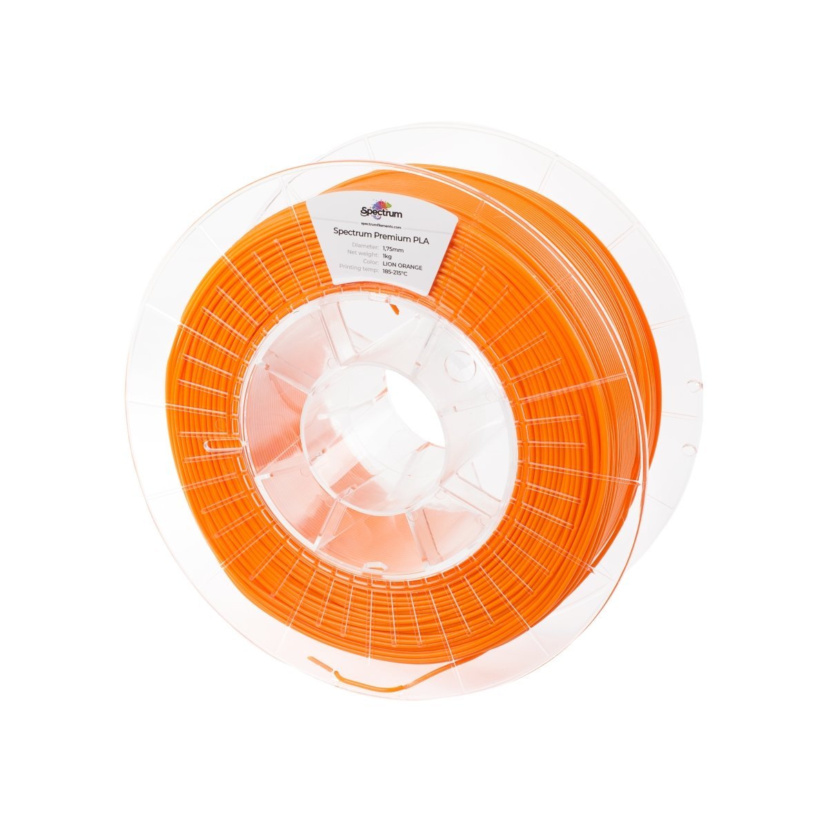 Køb Spectrum Filaments - PLA - 1.75mm - Carrot Orange - 1 kg - Pris 129.00 kr.