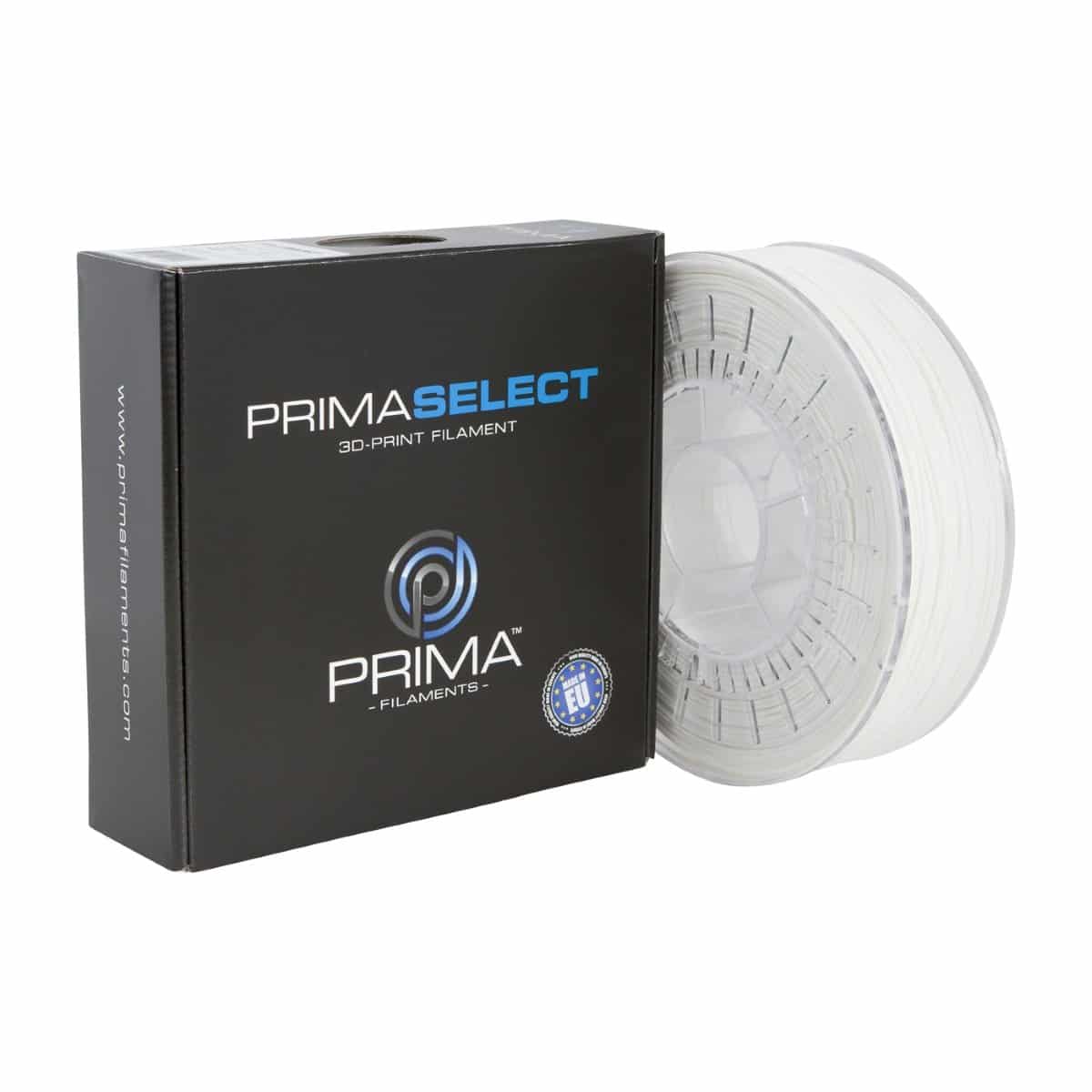 Køb PrimaSelect HIPS - 2.85mm - 750 g - White - Pris 250.00 kr.