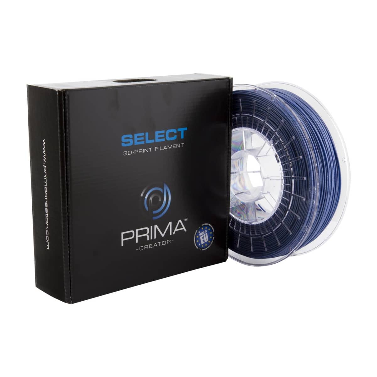 Køb PrimaSelect PLA - 1.75mm - 750 g - Metallic Blue - Pris 210.00 kr.