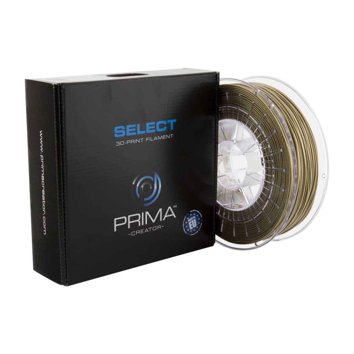 Køb PrimaSelect PLA - 1.75mm - 750 g - Metallic Gold 3d printer - Pris 210.00 kr.