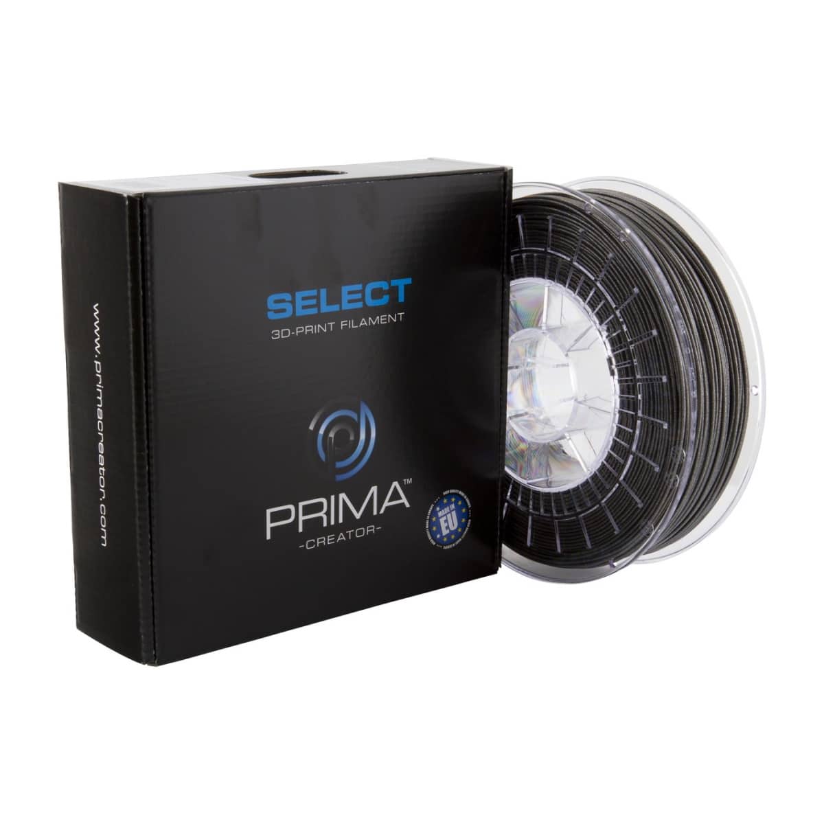 Køb PrimaSelect PLA - 1.75mm - 750 g - Metallic Grey - Pris 210.00 kr.