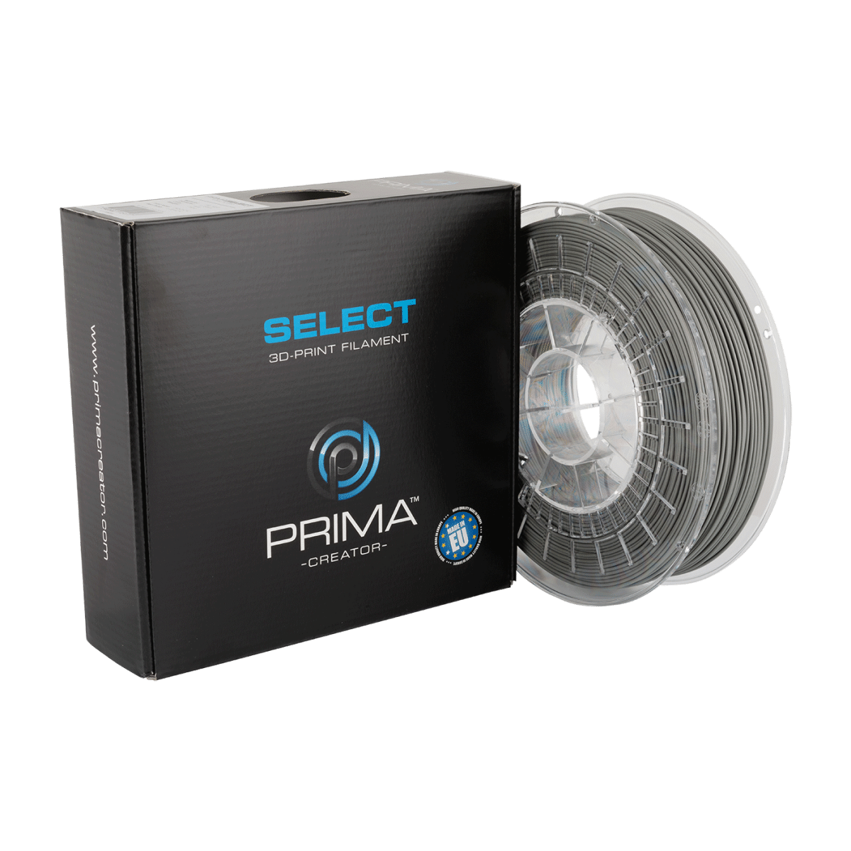 Køb PrimaSelect PLA Matt - 1.75mm - 750 g - Silver 3d printer - Pris 210.00 kr.
