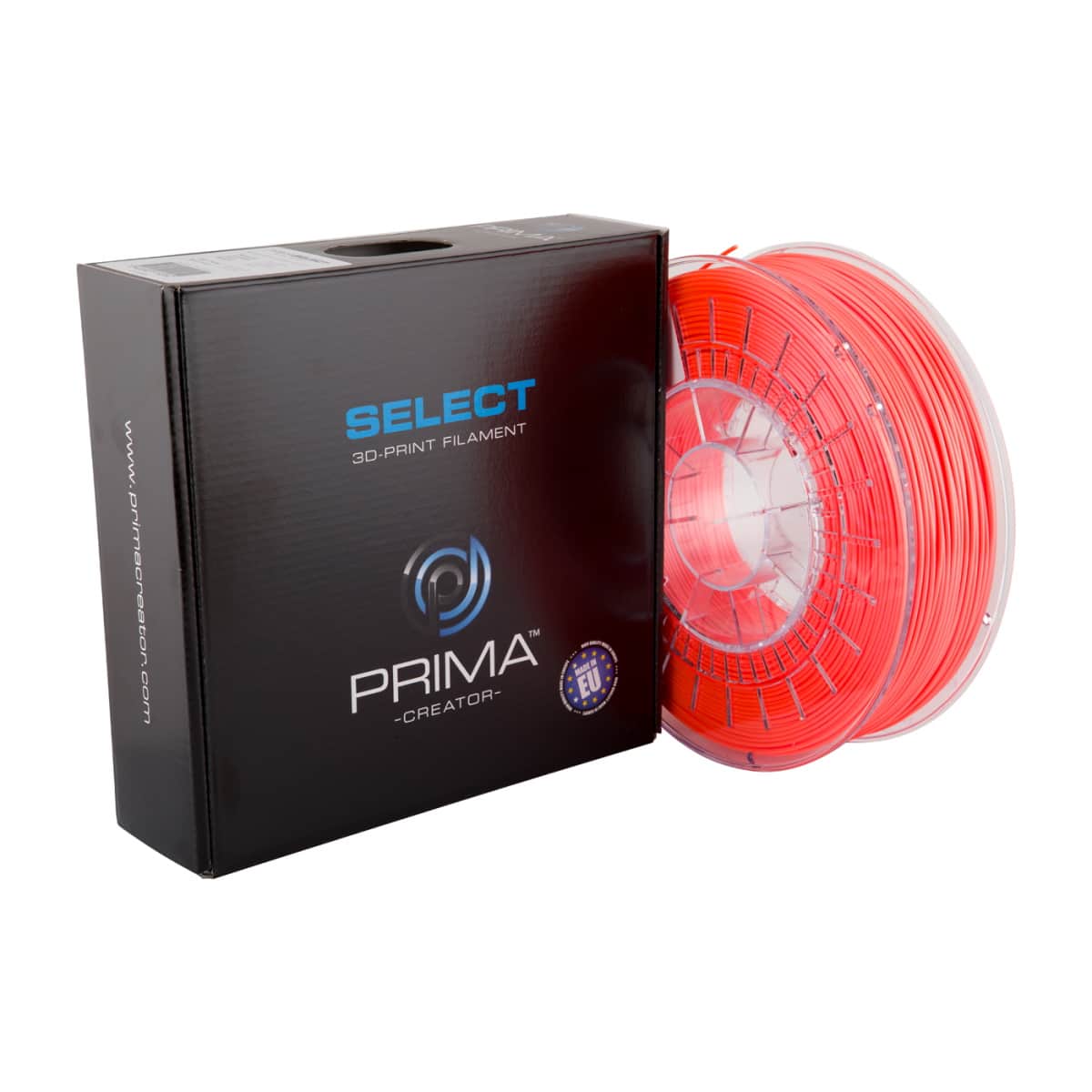 Køb PrimaSelect PLA Satin - 1.75mm - 750 g - Orange - Pris 210.00 kr.