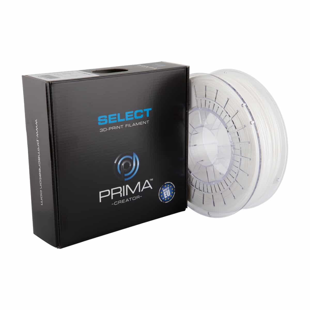 Køb PrimaSelect PLA Satin - 1.75mm - 750 g - Satin White 3d printer - Pris 210.00 kr.