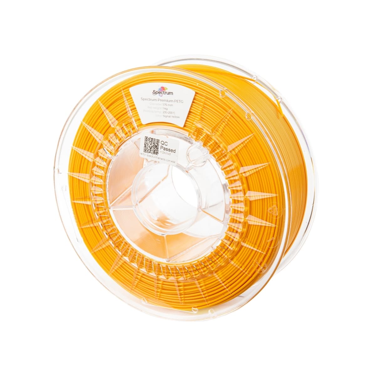 Køb Spectrum Filaments - PETG - 1.75mm - Signal Yellow - 1 kg - Pris 180.00 kr.
